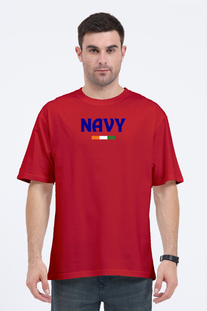 Navy Unisex Oversized Classic T-Shirt