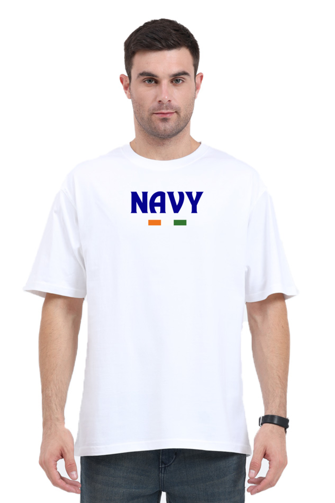 Navy Unisex Oversized Classic T-Shirt