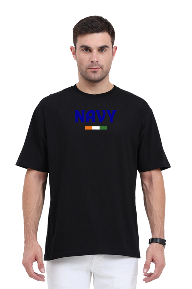 Navy Unisex Oversized Classic T-Shirt