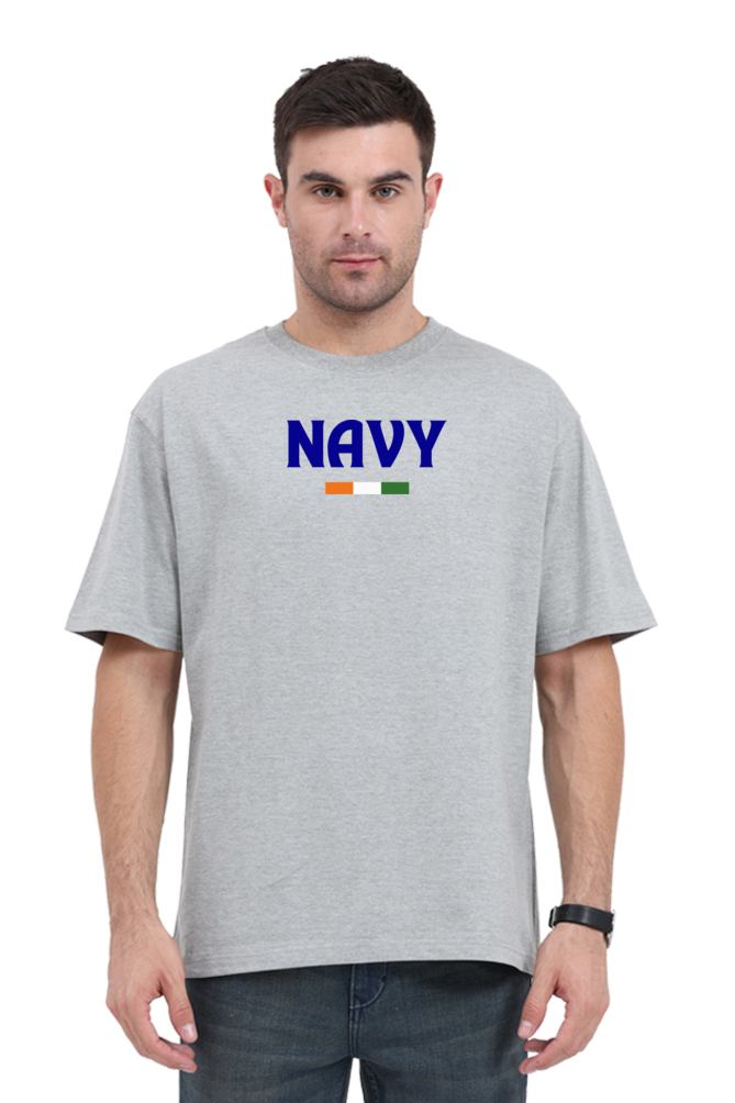 Navy Unisex Oversized Classic T-Shirt