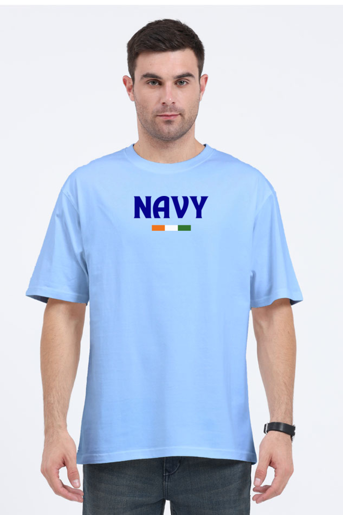 Navy Unisex Oversized Classic T-Shirt